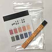 リトマス試験紙・pH試験　20枚　※測定表20段階(pH1.4～3.0、8.0～9.6)